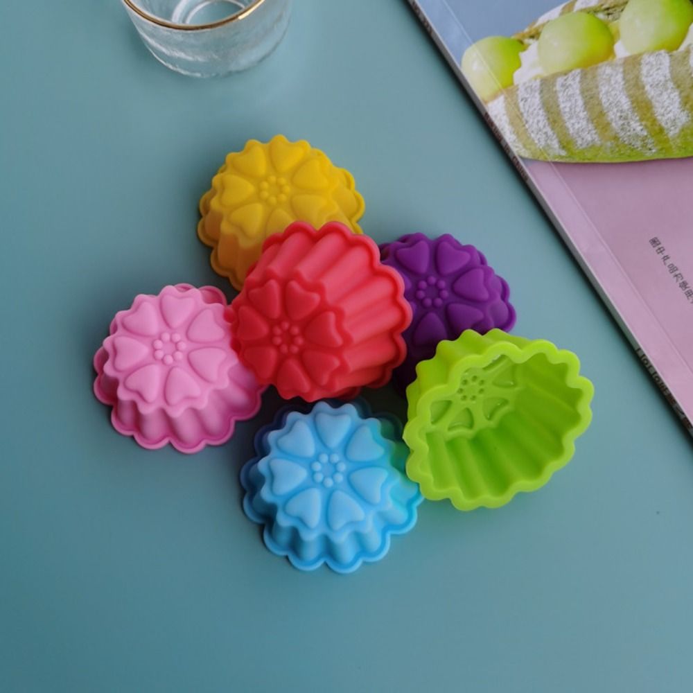 Soap Making Workshop - Cetakan Kue Silikon Bentuk Bunga Lucu