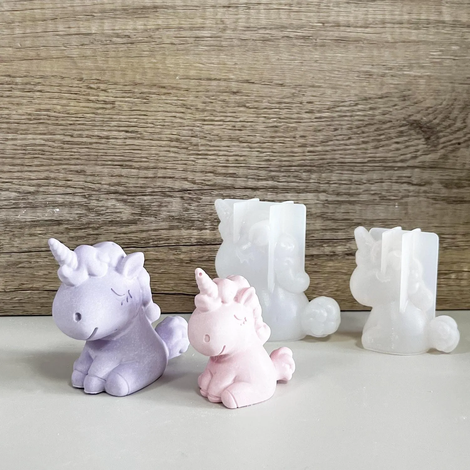 Soap Making Workshop - 3D silikon geometris Unicorn kucing rusa