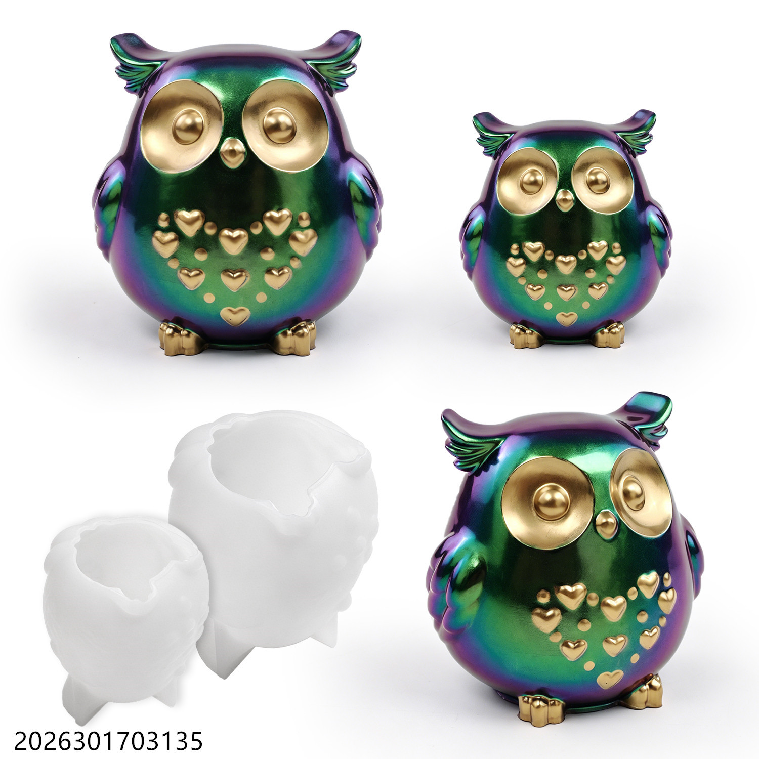 Soap Making Kit Amazon - Cetakan Silikon Burung Hantu 3D Bentuk