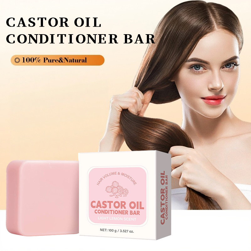 Castor Oil Soap - Sabun Kondisioner Minyak Jarak, Sampo Padat