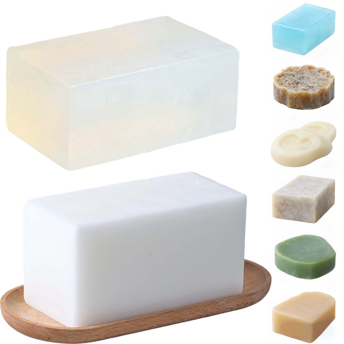 1000g Basis Sabun Putih Transp - Soap Making Foam ulasan dan harga