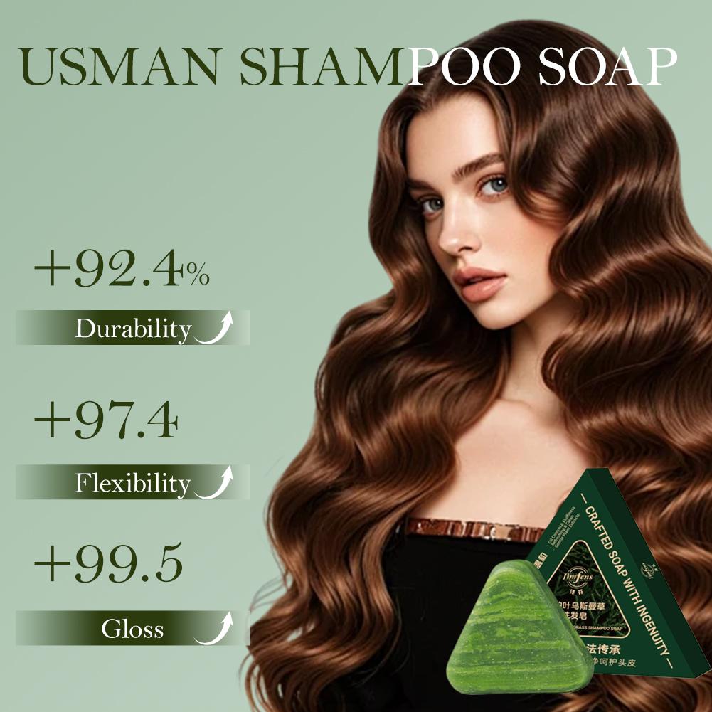 Sabun Sampo Usman Grass Ekstra - Castor Oil Soap ulasan dan harga