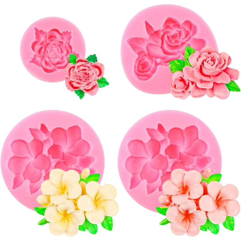 4 Set Cetakan Silikon Bunga, C - Soap Making Kit Amazon ulasan dan harga