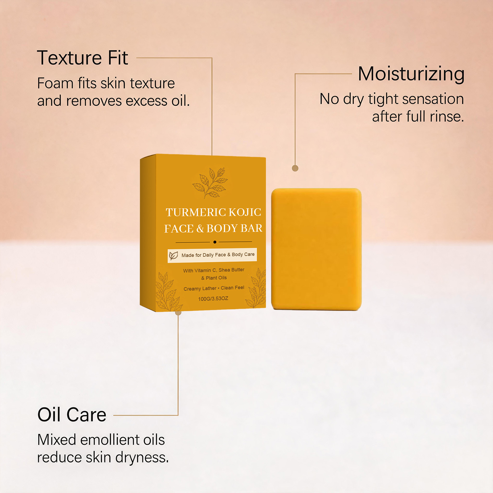 Sabun Buatan Tangan Kunyit Asa - Castor Oil Soap ulasan dan harga